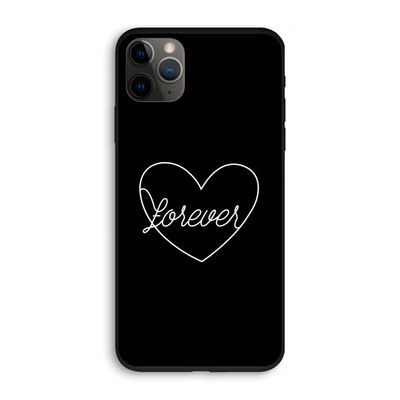 Forever heart black: iPhone 11 Pro Biologisch afbreekbaar hoesje