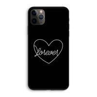 Forever heart black: iPhone 11 Pro Biologisch afbreekbaar hoesje