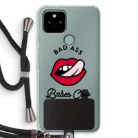 Badass Babes Club: Pixel 5 Transparant Hoesje met koord
