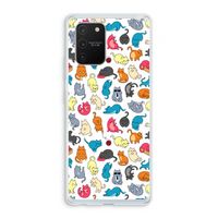 Kleurrijke katten: Samsung Galaxy S10 Lite Transparant Hoesje