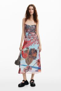 Midi-jurk met print M. Christian Lacroix - MATERIAL FINISHES - S