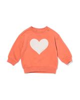 HEMA Babysweater Hartjes Roze (roze)