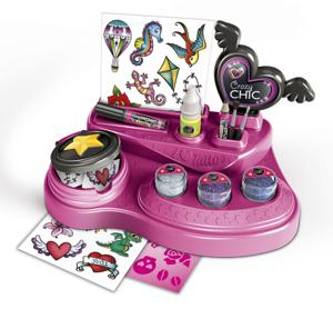 Clementoni Crazy Chic 8005125187331 tijdelijke tattoo-kit