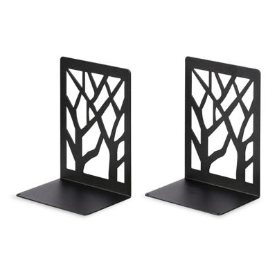 LIROdesign Boekensteun Zwart design (set van 2 stuks) - per stuk