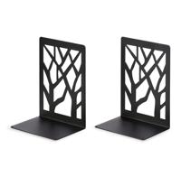 LIROdesign Boekensteun Zwart design (set van 2 stuks) - per stuk