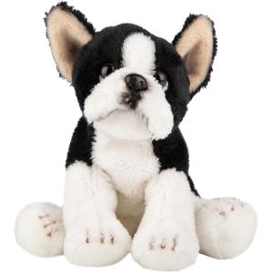 Knuffeldier Boston Terrier hond - pluche knuffel - 13 cm - huisdieren thema