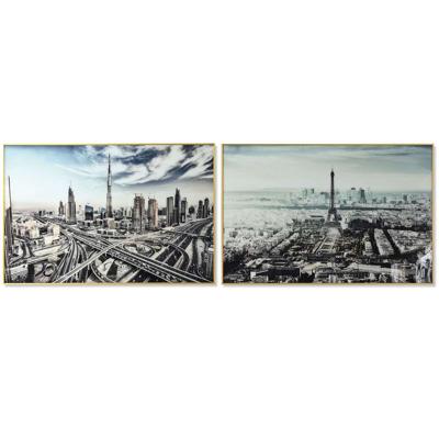 Schilderij DKD Home Decor Aluminium Kristal 120 x 4 x 80 cm