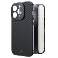 Black Rock 360 Glas Cover Voor Apple IPhone 15 Pro Real Carbon - thumbnail