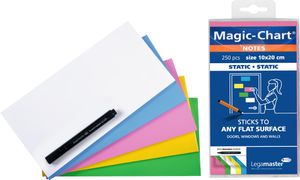 Legamaster Magic-Chart notes, 250 vel, ft 10 x 20 cm, assorti