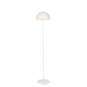 QAZQA Buiten vloerlamp mushroom wit oplaadbaar 3-staps dimbaar -