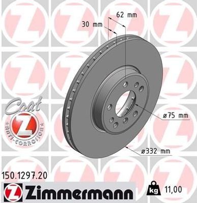 Remschijf Coat Z 150129720