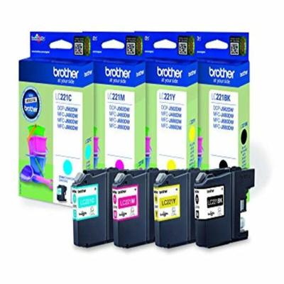 Originele inktcartridge Brother LC221VALBP Wit