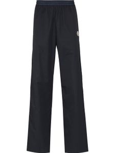 Moncler pantalon de jogging à logo imprimé - Bleu