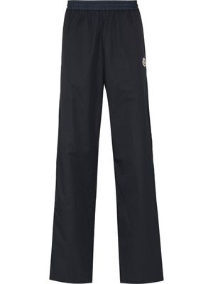 Moncler pantalon de jogging à logo imprimé - Bleu