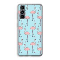 Anything Flamingoes: Samsung Galaxy S21 Transparant Hoesje