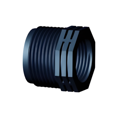 PP Verloop 1 1/4 inch buitendraad x 1 inch binnendraad PP Verloop 1 1/4 inch buitendraad x 1 inch binnendraad