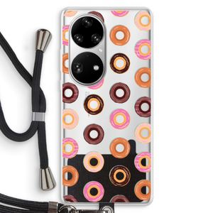 Donuts: Huawei P50 Pro Transparant Hoesje met koord
