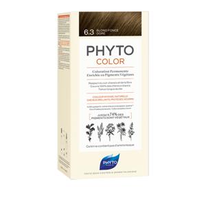 Phytocolor Permanente Haarkleuring 6.3 Donker Goudblond Intense en Natuurlijke Kleur