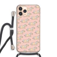 Ponys: iPhone 11 Pro Max Transparant Hoesje met koord
