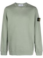 Stone Island sweat en coton à patch logo - Vert - thumbnail