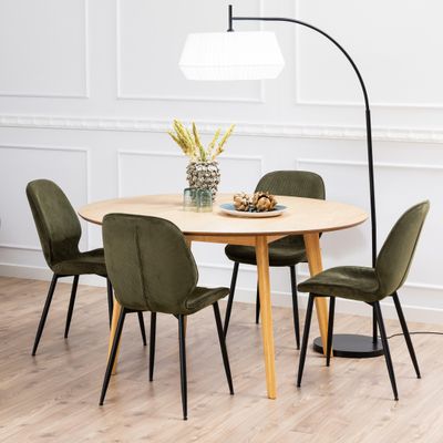 Bendt Ronde Eettafel 'Torkil' 140cm, kleur eiken