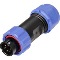 Weipu SP1310 / P 6 II Ronde connector Stekker, recht Totaal aantal polen: 6 Serie (ronde connectoren): SP13 1 stuk(s)