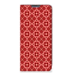 Poco X4 Pro 5G Hoesje met Magneet Batik Rood