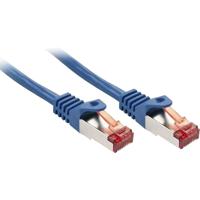 LINDY 47350 RJ45 Netwerkkabel, patchkabel CAT 6 S/FTP 0.30 m Blauw 1 stuk(s)