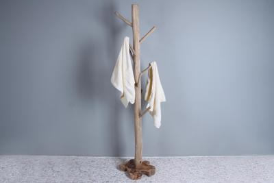 Kleiderstaender, Kleiderständer, Handtuchhalter Teakholz +/- 175 cm.