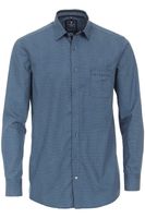 Redmond Casual Modern Fit Overhemd blauw/groen, Motief