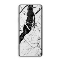 Witte marmer 2: Sony Xperia Pro-I Transparant Hoesje