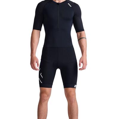 2XU Core trisuit korte mouw zwart heren