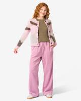 HEMA Damesbroek Lena Wide Leg Lichtpaars (lichtpaars)