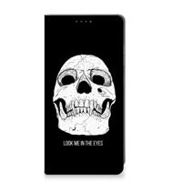 Mobiel BookCase Samsung Galaxy S25 Skull Eyes