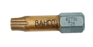 Bahco bit t25 25mm 1/4" dr tin | 62TIN/T25 - 62TIN/T25