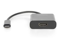 Digitus TV, monitor Adapter [1x USB-C stekker - 1x HDMI-bus] DA-70852 - thumbnail