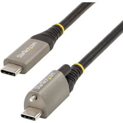 StarTech.com 1m Vergrendelbare USB-C Kabel met Topschroef, 10Gbps, USB 3.1/3.2 Gen 2 Type-C Kabel, 1
