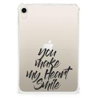 Apple iPad mini 6 (2021) Back cover met naam Heart Smile