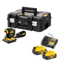 DeWALT DCW200P2 Accu Vlakschuurmachine 18V 5,0Ah in TSTAK