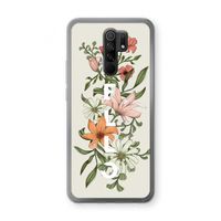 Hello bloemen: Xiaomi Redmi 9 Transparant Hoesje