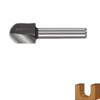 Rotec HM Dakgootfrees | GOLD-LINE | ø12,7 | R=6,35 | d2=8 - 271.23.0635