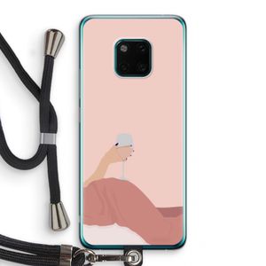 Wine: Huawei Mate 20 Pro Transparant Hoesje met koord