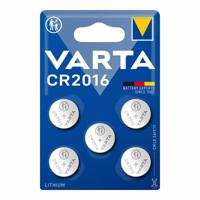 Lithium Knoopcelbatterijen Varta 6016101415 CR2016 3 V (5 Stuks)