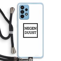Negenduust vierkant: Samsung Galaxy A52 Transparant Hoesje met koord Negenduust vierkant: Samsung Galaxy A52 Transparant Hoesje met koord