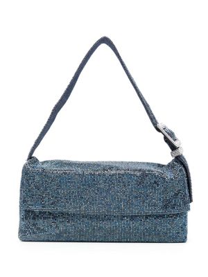 Benedetta Bruzziches sac porté épaule Vittissima à strass - Bleu