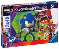 Ravensburger puzzel 3x49 stukjes sonic prime