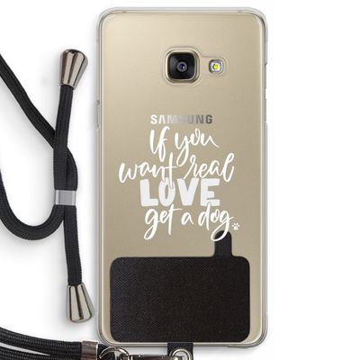 Partner in crime: Samsung Galaxy A3 (2016) Transparant Hoesje met koord