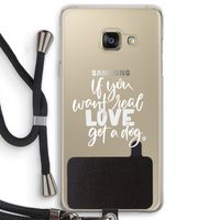 Partner in crime: Samsung Galaxy A3 (2016) Transparant Hoesje met koord