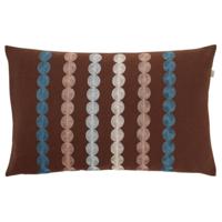 Dutch Decor kussenhoes fonta bruin 30 x 50 cm | 12 stuks