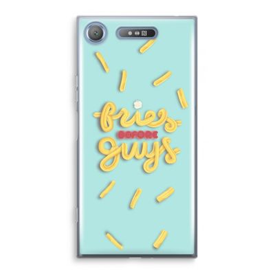 Always fries: Sony Xperia XZ1 Transparant Hoesje